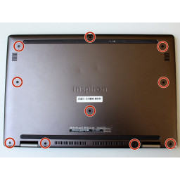 Dell Inspiron 15 7579 Замена задней панели